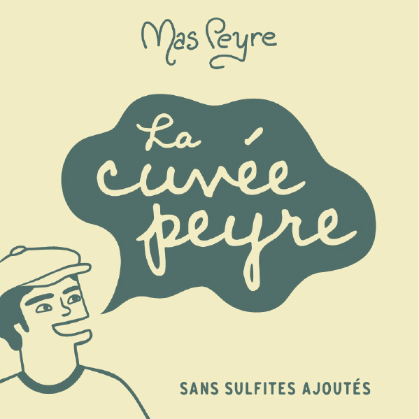 Mas Peyre Cotes du Roussillon 'La Cuvée Peyre' 2022 label